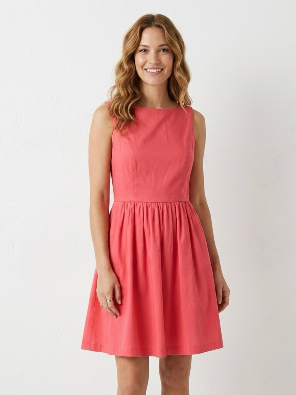2/$25 Jessica Simpson Deep Coral Fit-and-Flare Dress